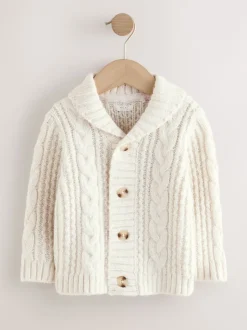 Next - Character Cardigan (3mths-7yrs) Crème Hot