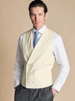 Charles Tyrwhitt Crème - costume Morning V2 ajustable : gilet New