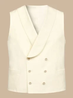 Charles Tyrwhitt Crème - costume Morning V2 ajustable : gilet New