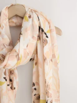 Next Crème - Écharpe légère à imprimé lapin de Pâques Discount