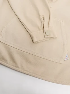 GEN Crème - Chemise à popover tissée New