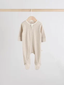 Next Crème - Dors-bien bébé à fermeture éclair bidirectionnelle (0-2ans)