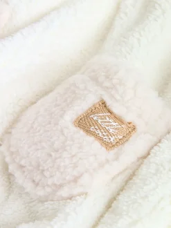 Next Crème - Ensemble bébé sweat à capuche et jogging Borg (0mois-2ans) Outlet