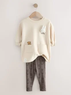 Next Crème - Ensemble Miffy Robe sweat et legging (3mois-7ans)