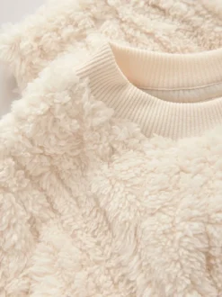 Next Crème - Ensemble pyjama en jacquard en polaire 2 pièces (2-16ans) Hot