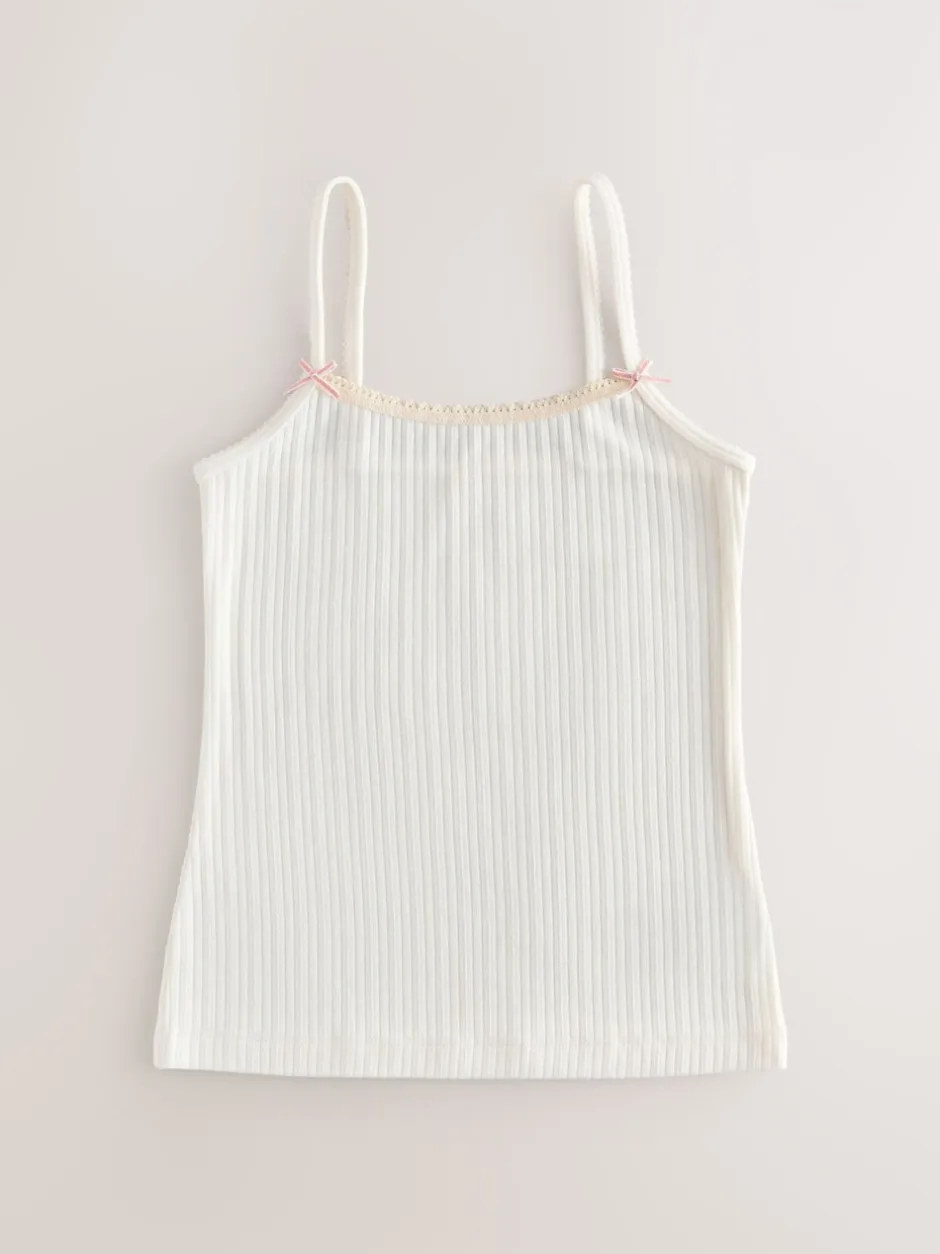 Next Crème - Gilets cami texturés à bretelles Lot de 3 (1.5-16ans)