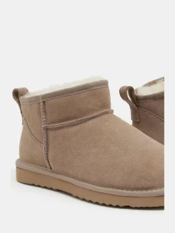 Hush Crème - Bottes en peau de mouton Ultra Mini Sale