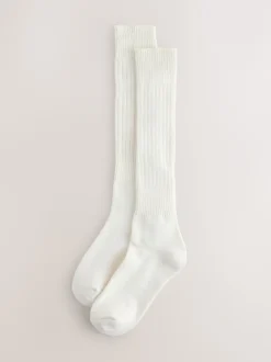 Next Crème - Lot de 1 paires de chaussettes longues souples Discount