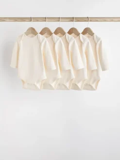 Next Crème - Lot de bodys à manches longues Essential Baby 5 Best