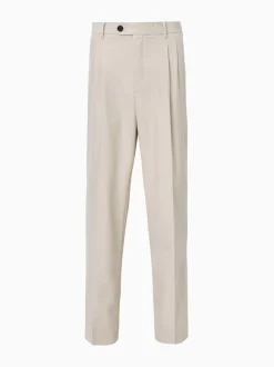 All Saints Crème - Pantalon droit AllSaints Tallis Sale