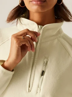 Regatta Crème - Polaire Frankie femme à demi-fermeture éclair Sale