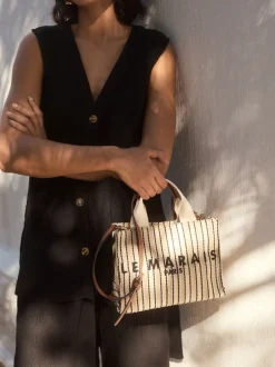 Next Crème - Sac à main en toile New