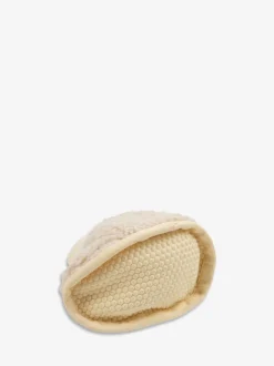 The Little Tailor Crème - bottines en polaire sherpa doublées en peluche pour bébé