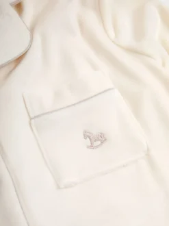 The Little Tailor Crème - Pyjama de Noël en velours doux de luxe Discount