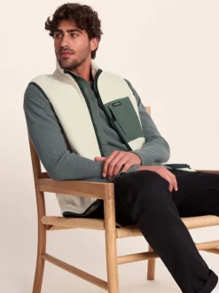 Tog 24 Crème - Gilet Sherpa Evan Mens Discount