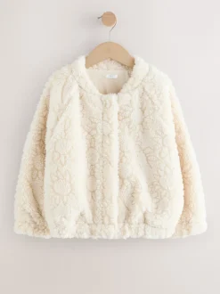 Next Crème - Veste Sunflower en peau de mouton (3-16ans) Discount