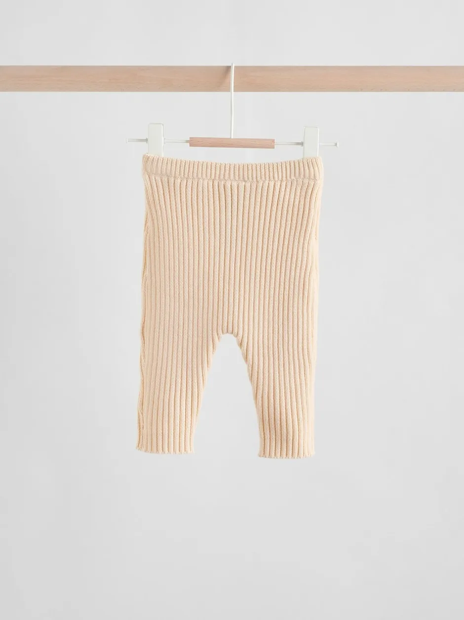 Next Crème brodé - Cardigan et Leggings en maille Bébé Ensemble 2 pièces (0mois-3ans) Clearance