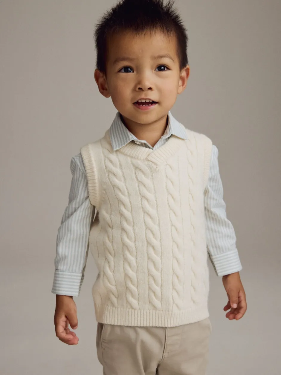 Next Crème écru - Ensemble gilet et chemises en tricot (3mths-7yrs) Hot