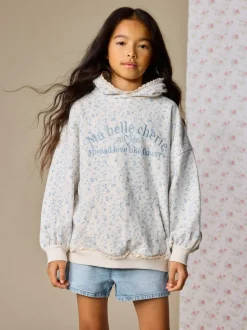 Next - Sweat à capuche (3-16 ans) Crème Ditsy Fleur Sale