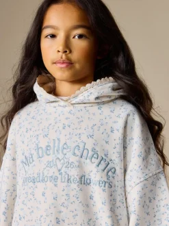 Next - Sweat à capuche (3-16 ans) Crème Ditsy Fleur Sale