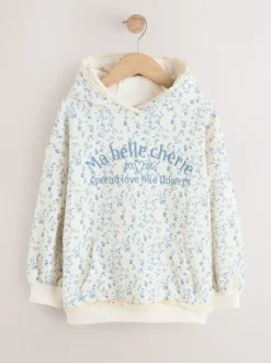 Next - Sweat à capuche (3-16 ans) Crème Ditsy Fleur Sale
