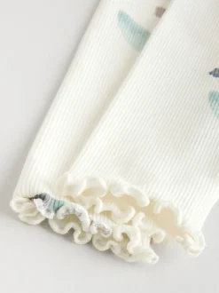 Next Crème fleuri - Ensemble Chandail et Survêtement bébé 2 Pièces (0mois-2ans)