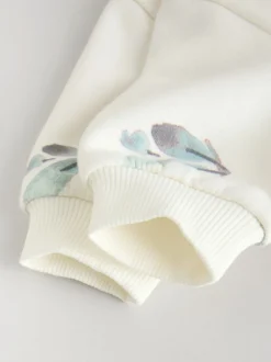 Next Crème fleuri - Ensemble Chandail et Survêtement bébé 2 Pièces (0mois-2ans)