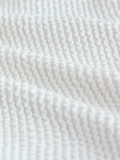 Next Crème froissée - Maillot de bain Nœud à encolure dégagée avec contrôle du ventre Clearance