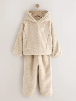 Next Crème GRWM - Pyjamas deux pièces en polaire (5-16ans)