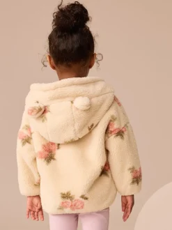 Next Crème, imprimé fleuri - Polaire zippée (3mois-7ans) Hot