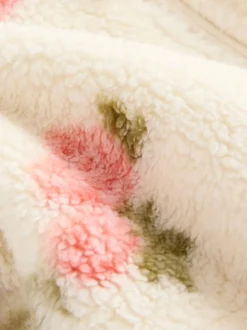 Next Crème, imprimé fleuri - Polaire zippée (3mois-7ans) Hot