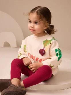 Next Crème Personnages légumes - Ensemble Sweatshirt et Leggings (3mths-7yrs) Sale