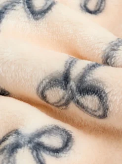 Next Crème/gris - Ensemble pull et pantalon en velours doux imprimé nœud (0mois-2ans) Best