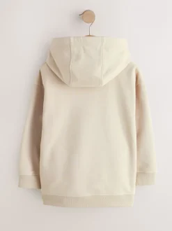 Next - Sweat à capuche adolescent imprimé graphique (3-16ans) Crâne de casque Beige Sable