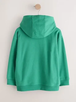 Next - Sweat-shirt à capuche Signature (3-16ans) Crâne vert milieu New
