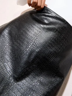 Friends Like These Croc noir - Minijupe en similicuir Online