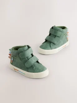 Next Crocodile vert - Bottines à fermeture scratch Best