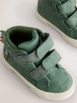 Next Crocodile vert - Bottines à fermeture scratch Best