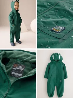 Next - Combinaison imperméable doublée de polaire (3mths-7yrs) Crocodile vert Online
