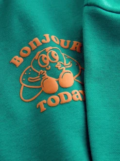 Next - Ensemble Sweatshirt et Joggers Rayure (3mths-7yrs) Croissant vert Online