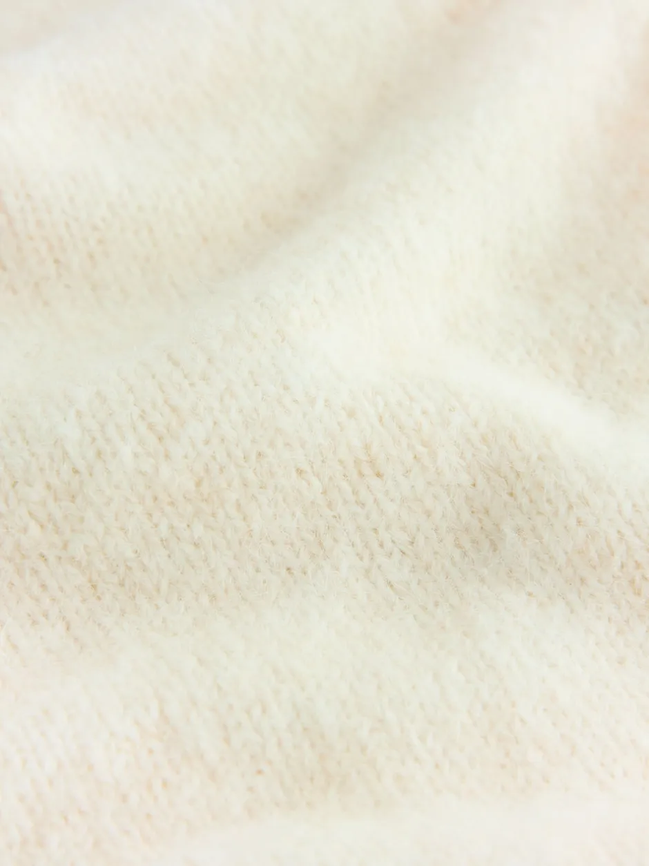 Next écru - Cardigan boutonné cœur en laine