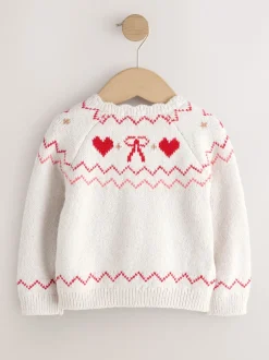 Next écru - Cardigan Cœur Yoke (3mois-7ans) Online