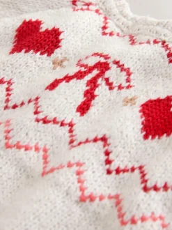 Next écru - Cardigan Cœur Yoke (3mois-7ans) Online