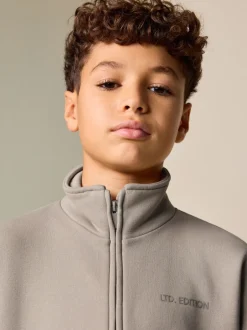 Next Écru - Chandail zippé à Col cheminée (3-16ans) Discount