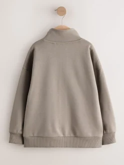 Next Écru - Chandail zippé à Col cheminée (3-16ans) Discount