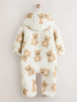 Next Écru - Combinaison bébé imprimée Bear Borg All Over (0-18mois) Discount