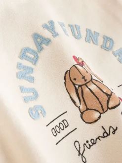 Next écru - Ensemble sweat-shirt et pantalons bébé 2 pièces (0mois-2ans) Clearance