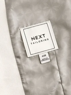 Next - Gilet de costume texturé écru