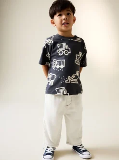 Next écru - Jeans à jambe large (3mths-7yrs) Hot