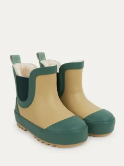 KIDLY by MORI Écru - Bottes courtes doublées en polaire confortable Hot